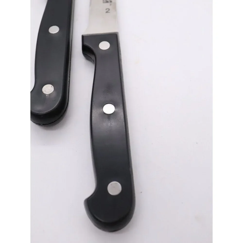 4 Ronco Six Star‎ Carving Knives - 2 Carving 6 Saw 12 Carving Fork SS Full Tang